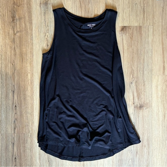 NWOT Nine West sleeveless top Black size S - Picture 2 of 4